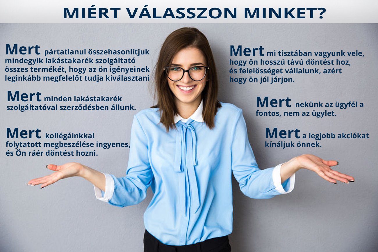 Lakástakarék - Miért válasszon minket? Lakástakarék - Miért válasszon minket?